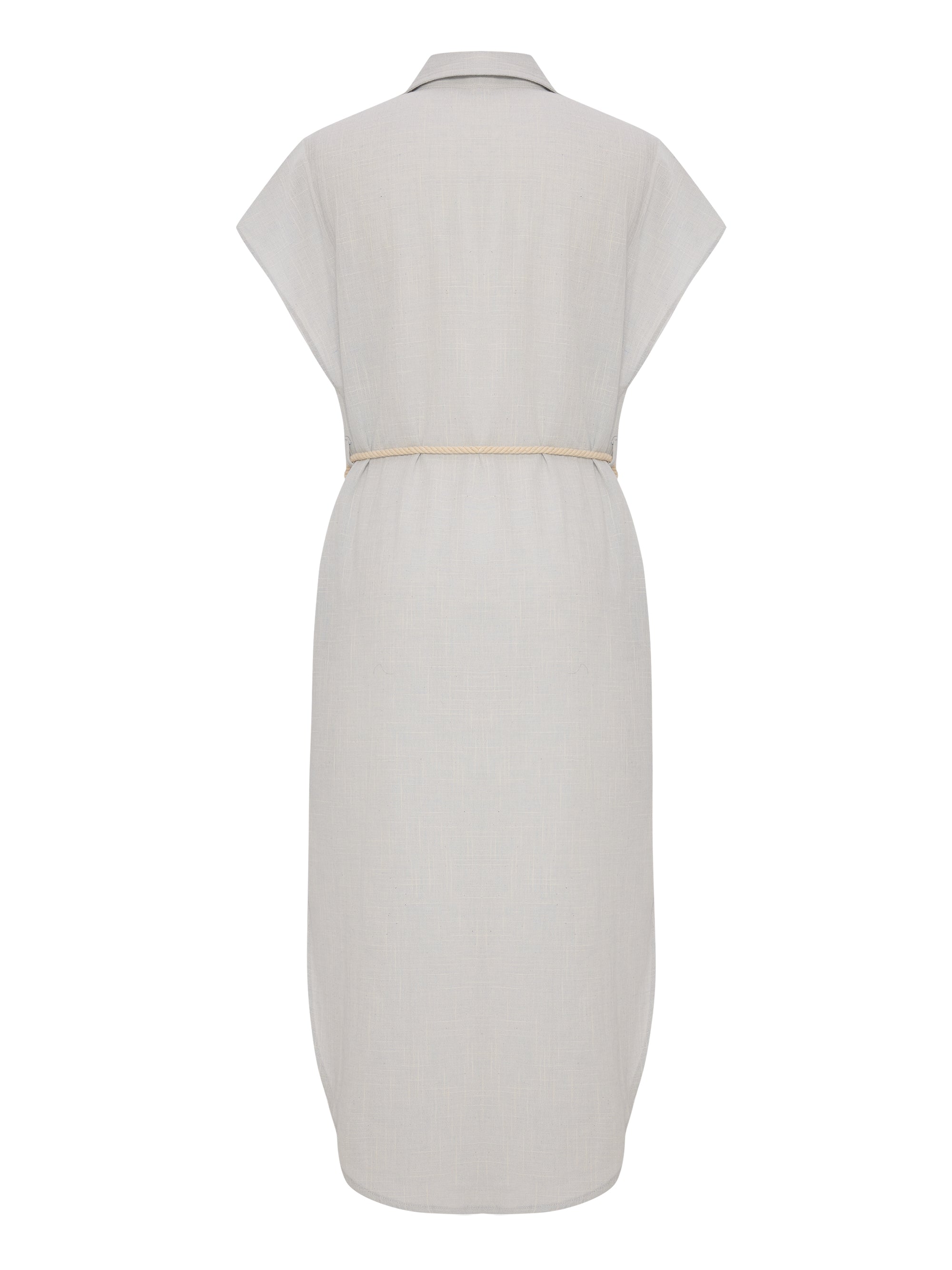 Zaya Shirt Dress - Baby Blue - Sumiye Co