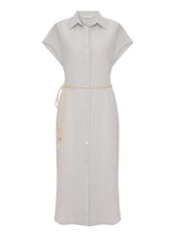 Zaya Shirt Dress - Baby Blue
