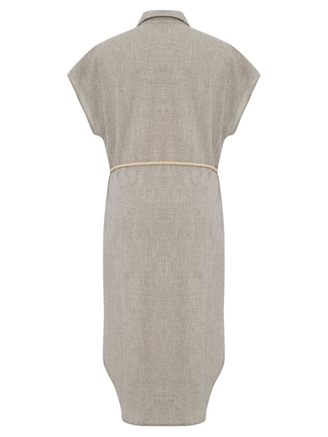 Zaya Shirt Dress - Gray - Sumiye Co
