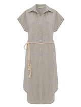 Zaya Shirt Dress - Gray
