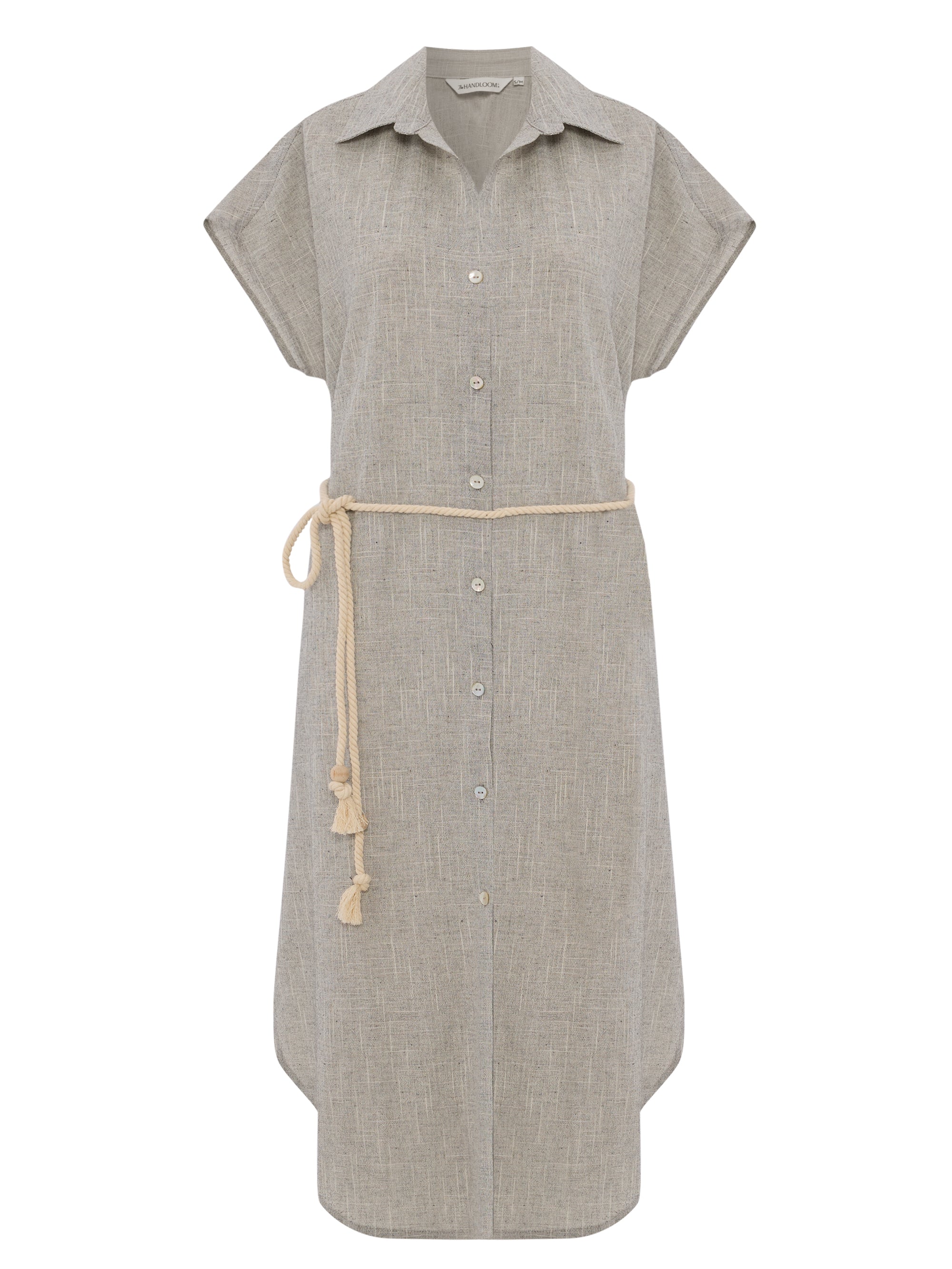 Zaya Shirt Dress - Gray - Sumiye Co