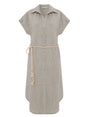 Zaya Shirt Dress - Gray - Sumiye Co