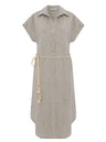 Zaya Shirt Dress - Gray - Sumiye Co