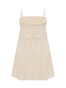 Puglia Stripes Mini Dress - Oatmeal - Sumiye Co
