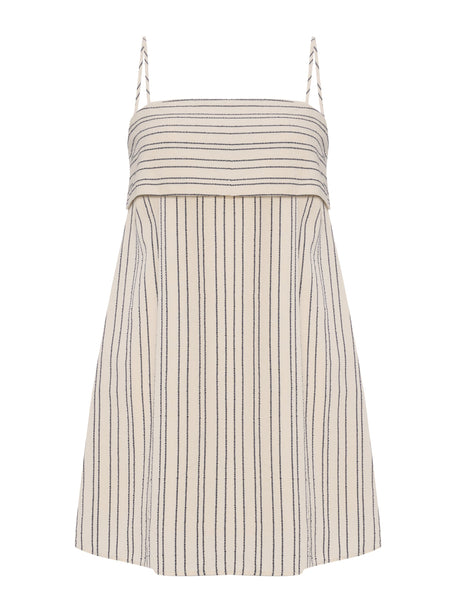 Puglia Stripes Mini Dress - Navy - Sumiye Co
