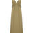 Sofia Ties Maxi Dress - Khaki Green - Sumiye Co