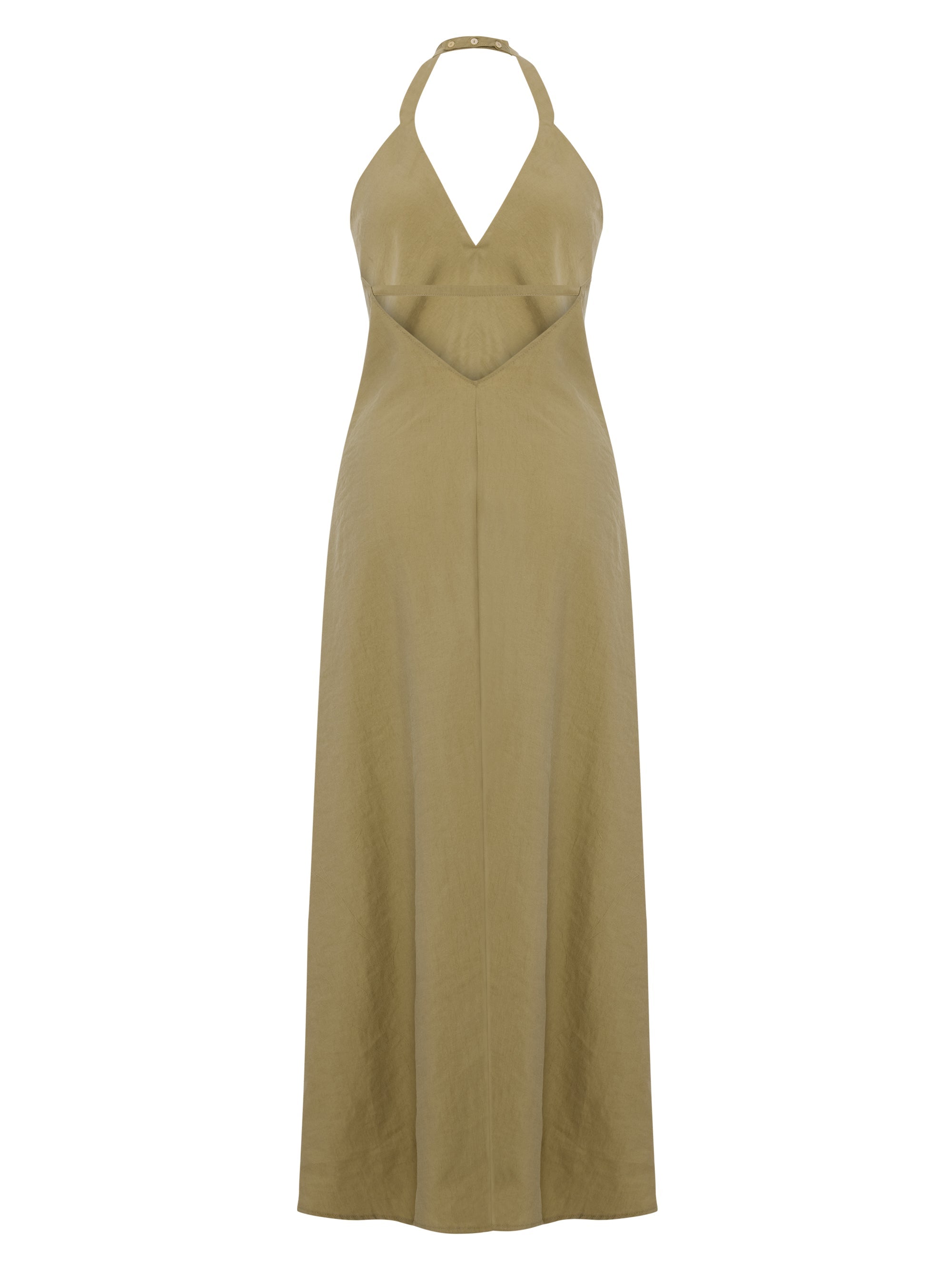 Zoe Maxi Dress - Khaki Green - Sumiye Co