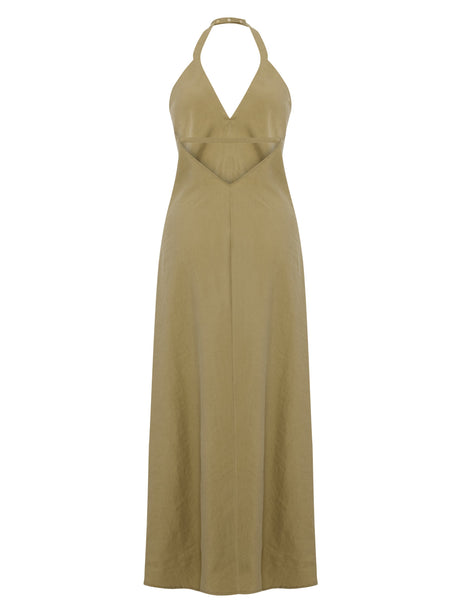 Zoe Maxi Dress - Khaki Green - Sumiye Co