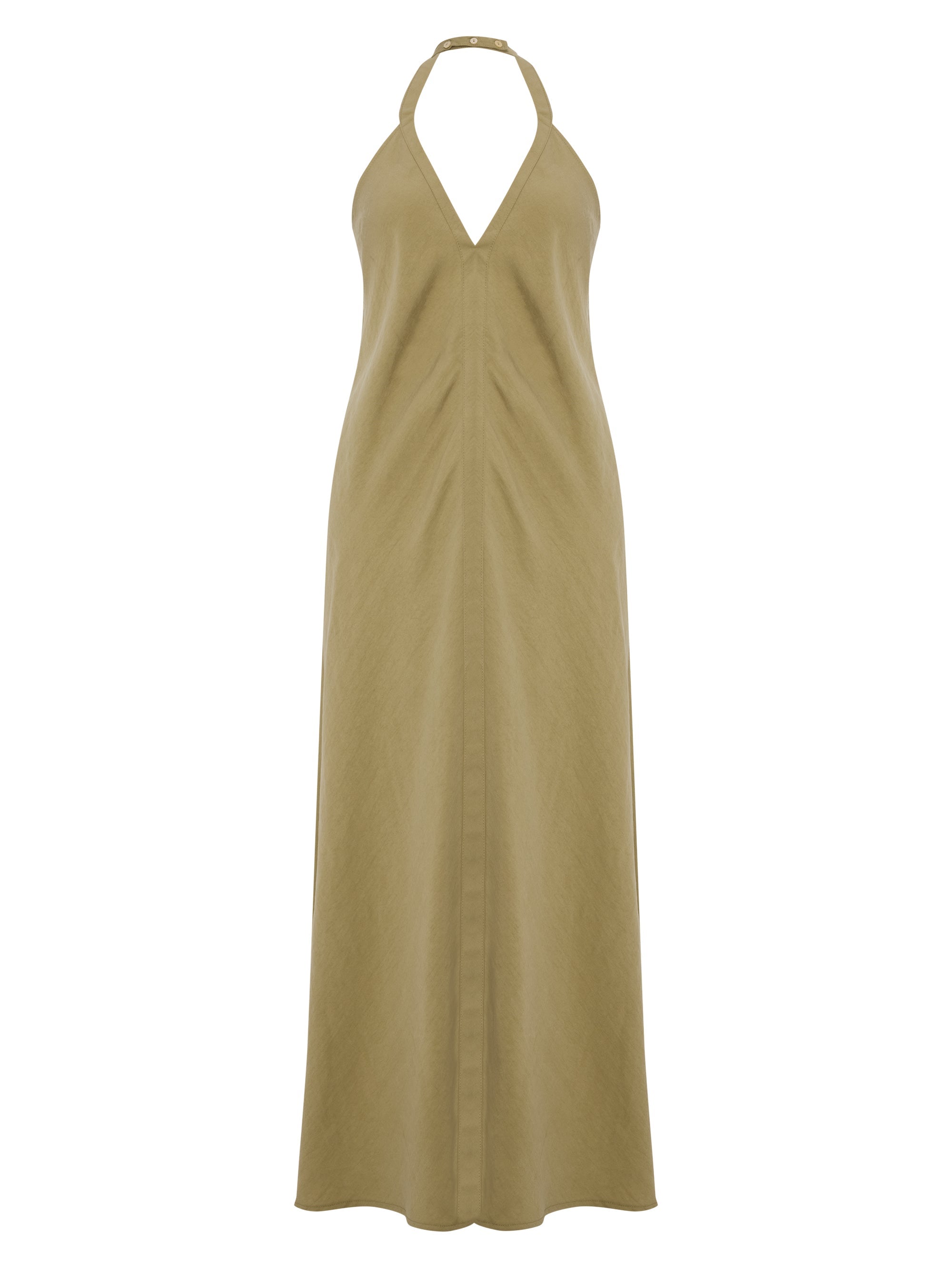 Zoe Maxi Dress - Khaki Green - Sumiye Co