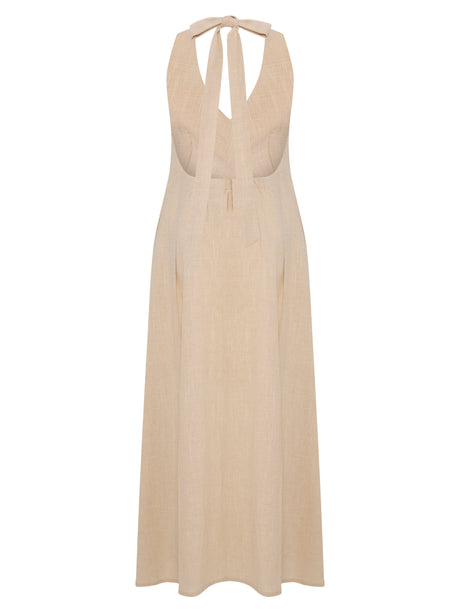 Sahara Sun Maxi Dress - Natural - Sumiye Co