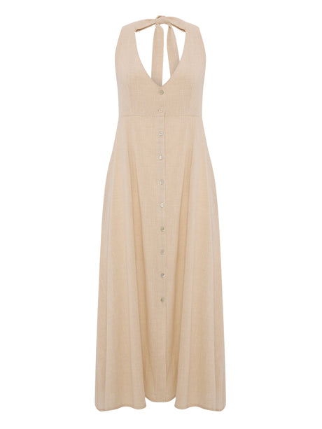 Sahara Sun Maxi Dress - Natural - Sumiye Co