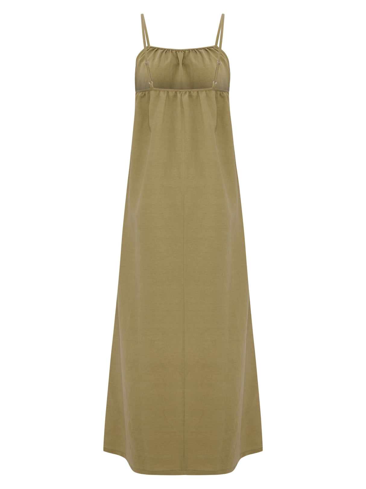 Bliss Flow Maxi Dress - Khaki Green - Sumiye Co
