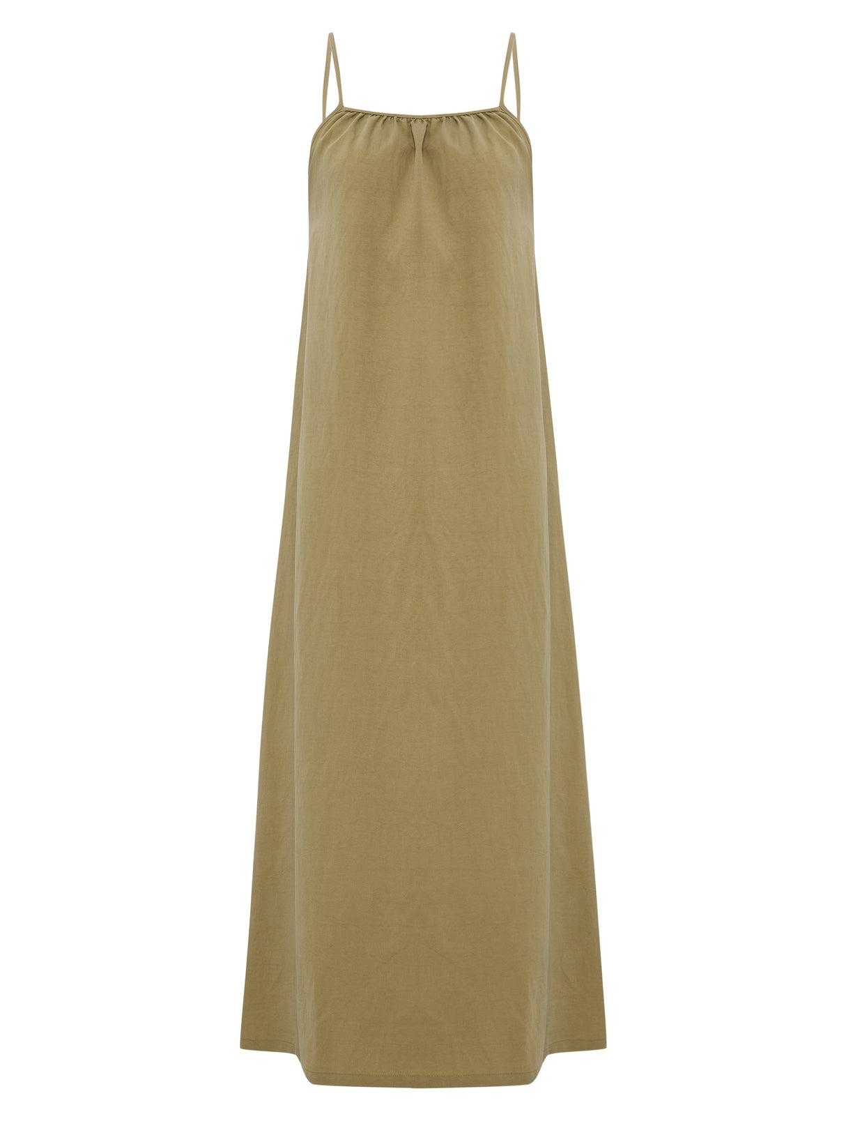 Bliss Flow Maxi Dress - Khaki Green - Sumiye Co