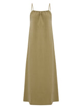 Bliss Flow Maxi Dress - Khaki Green - Sumiye Co
