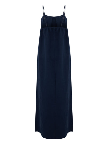 Bliss Flow Maxi Dress - Navy - Sumiye Co
