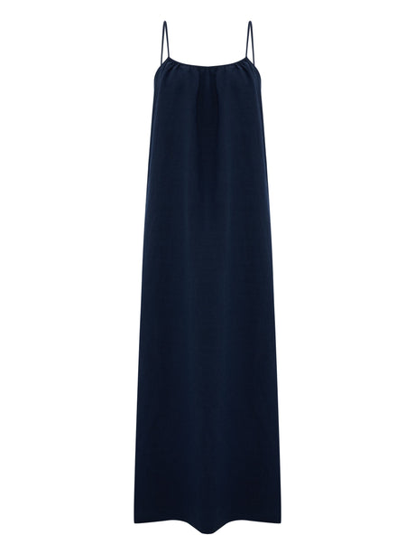 Bliss Flow Maxi Dress - Navy - Sumiye Co