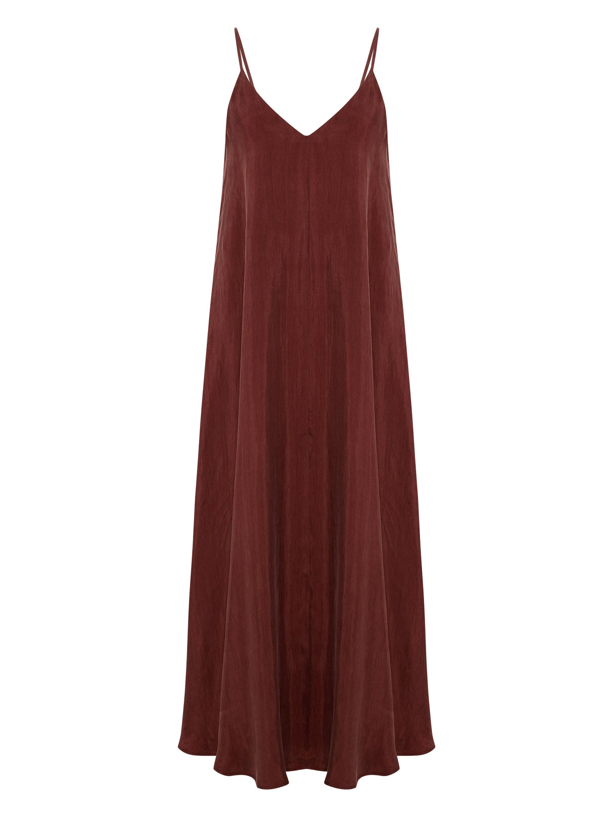 Lucid Flow Maxi Dress - Burgundy - Sumiye Co