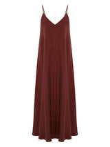Lucid Flow Maxi Dress - Burgundy - Sumiye Co