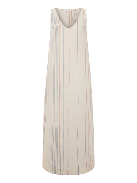 Day Break Dress - Natural With Stripes - Sumiye Co