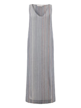 Day Break Dress - Navy With Stripes - Sumiye Co