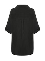 Kaya Oversized Shirt Dress - Charcoal - Sumiye Co