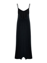 Aura Low Back Maxi Dress - Black - Sumiye Co