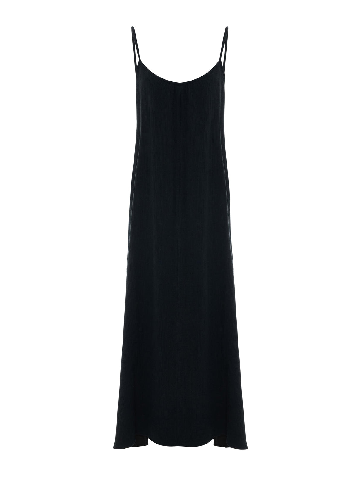 Aura Low Back Maxi Dress - Black - Sumiye Co