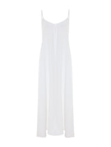 Aura Low Back Maxi Dress - White - Sumiye Co
