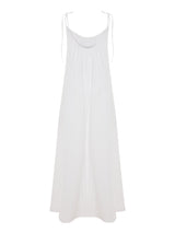Kaya Tie Strap Maxi Dress - White - Sumiye Co