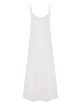 Kaya Tie Strap Maxi Dress - White - Sumiye Co