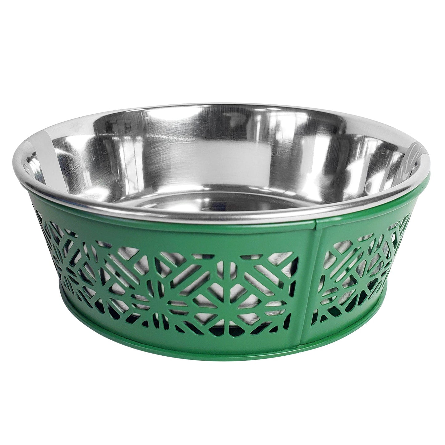 Country Bowl - Stainless Steel - Dark Green-0
