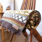 Alpaca Wool Reversible Blanket - Mountain 90" x 78” - Sumiye Co