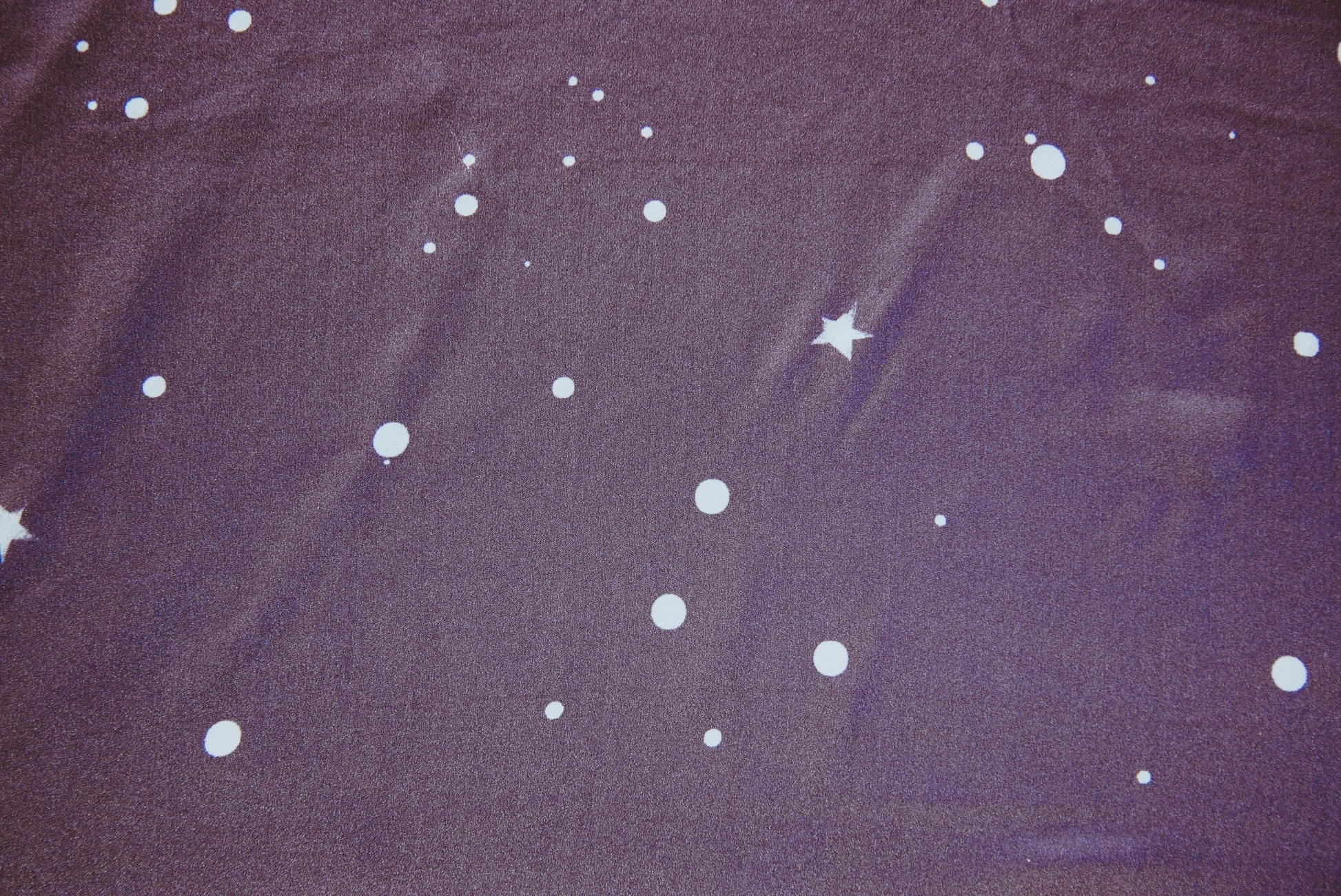 Handmade Scarf | Blue Stardust (Silk Charmeuse) -2