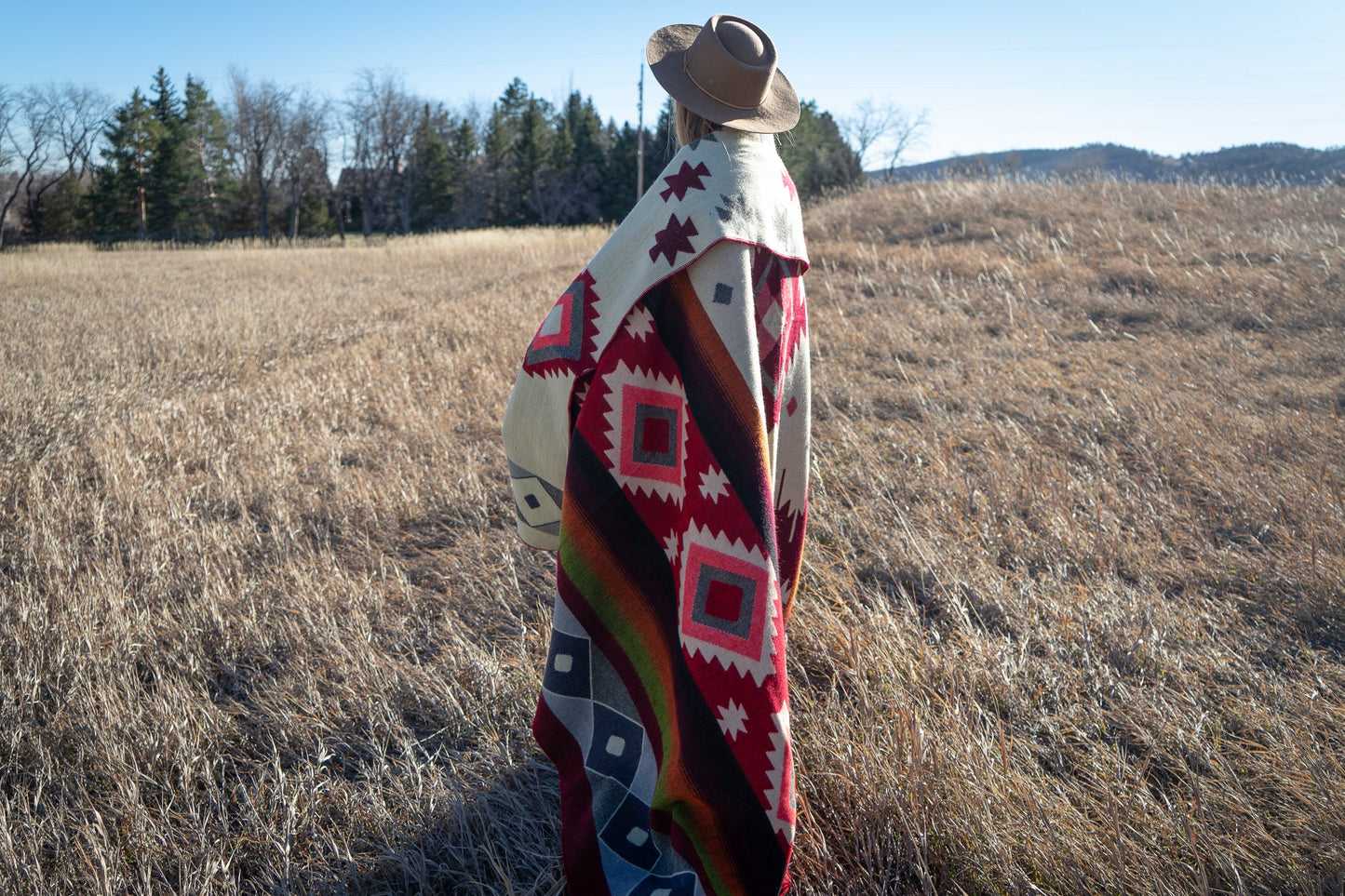 Alpaca Wool Reversible Blanket - Rojo 90" x 78”