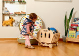 Montessori Toy Storage: Eco-Friendly Nursery & Playroom Chest-1