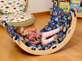 Medium Montessori Climbing Arch/Rocker with Pillow & Ramp Set-1