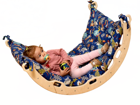 Medium Montessori Climbing Arch/Rocker with Pillow & Ramp Set - Sumiye Co