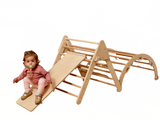 Montessori Indoor Playground | Pikler Triangle & Climbing Arch - Sumiye Co