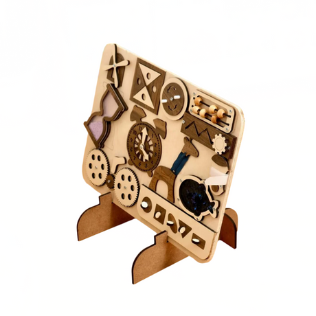 Wooden Busy Board for Toddlers - Sumiye Co