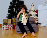 Wooden Small Christmas Tree & Felt Ornaments Set-2