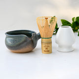 Blue Spouted Ceramic Matcha Bowl by Aprika Life - Sumiye Co