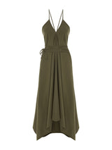 Sage Maxi Dress - Khaki Green - Sumiye Co