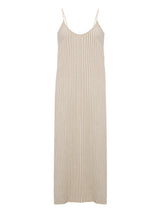 Yaz Dress - Khaki Green Stripes - Sumiye Co