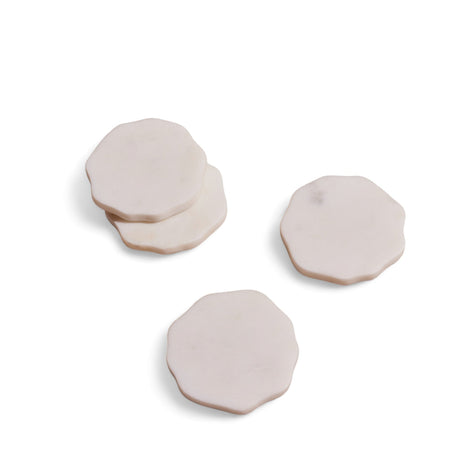 Flor Marble Coasters - Set of 4 - Sumiye Co