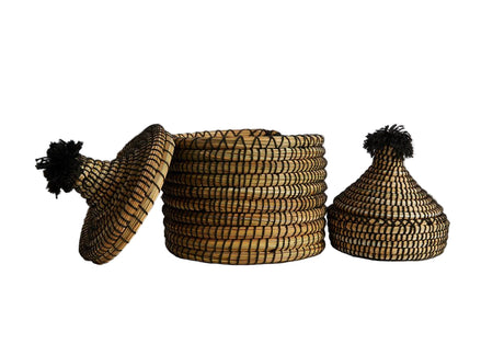 Moroccan Bread Basket - Set of 2 - Sumiye Co