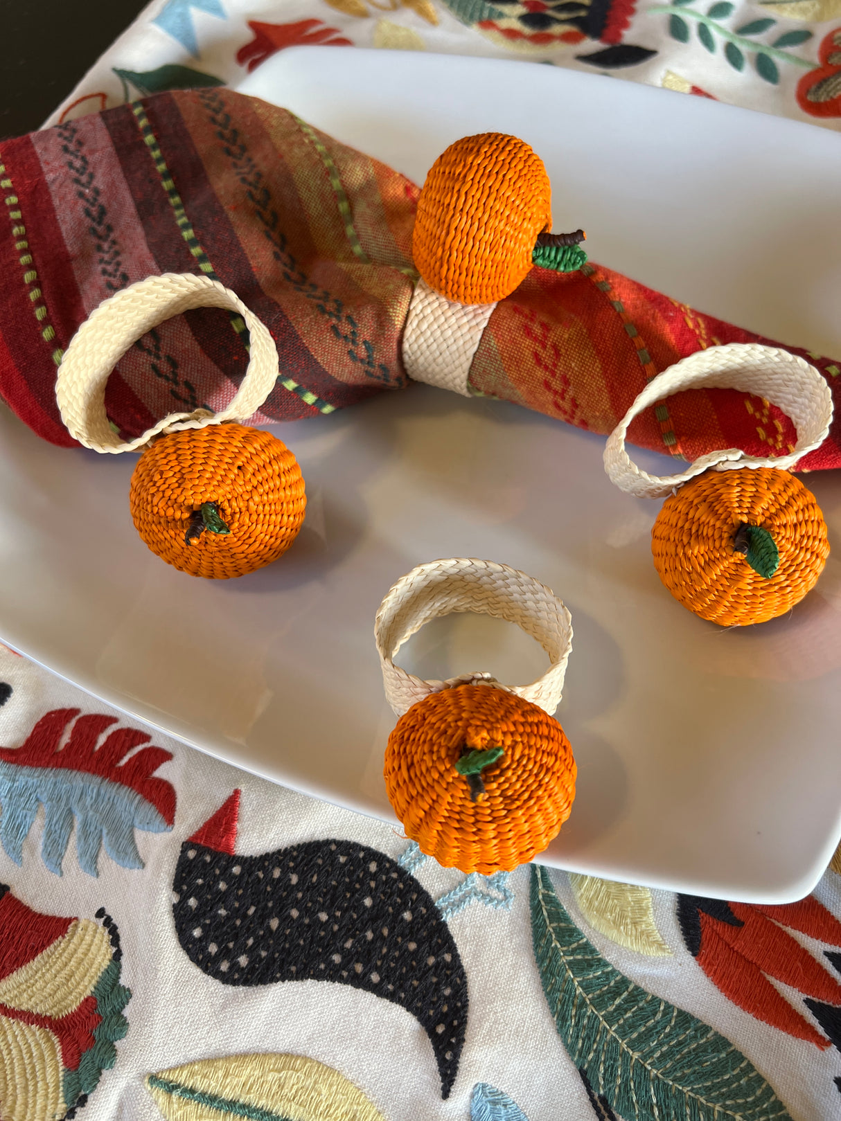 Pumpkin Napkin Ring  – Table Decor Colombia