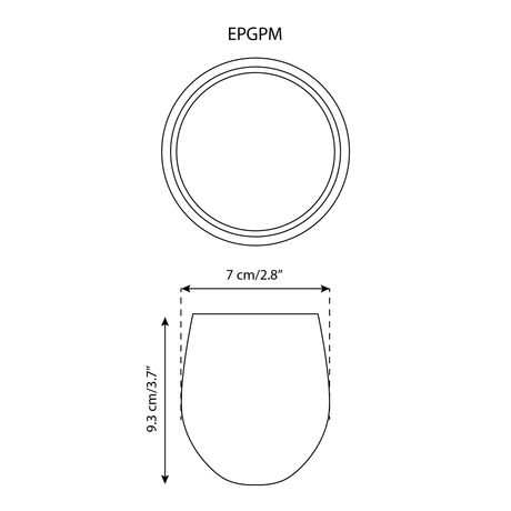 Stoneware Coffee Cup | Epa 10 Oz - Set of 4 - Sumiye Co