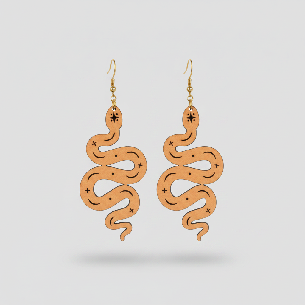 Boho Snake Earrings