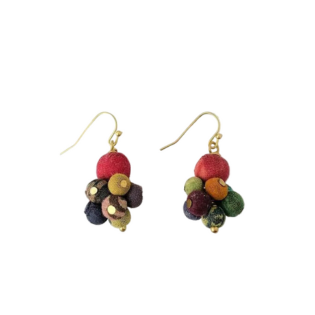 Drop Earrings | Artisan Kantha Jewelry - Sumiye Co