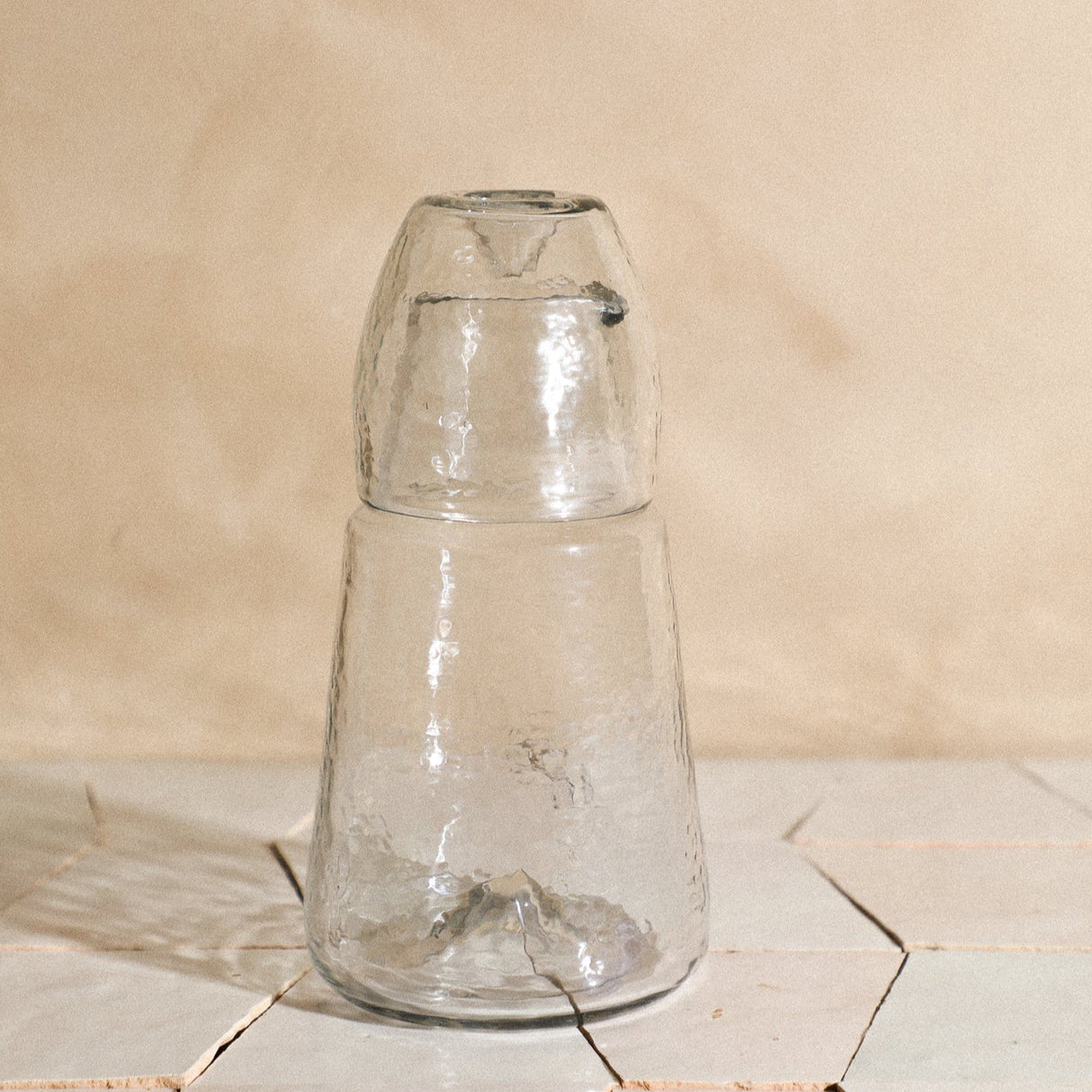 Pebbled Bedside Carafe Set